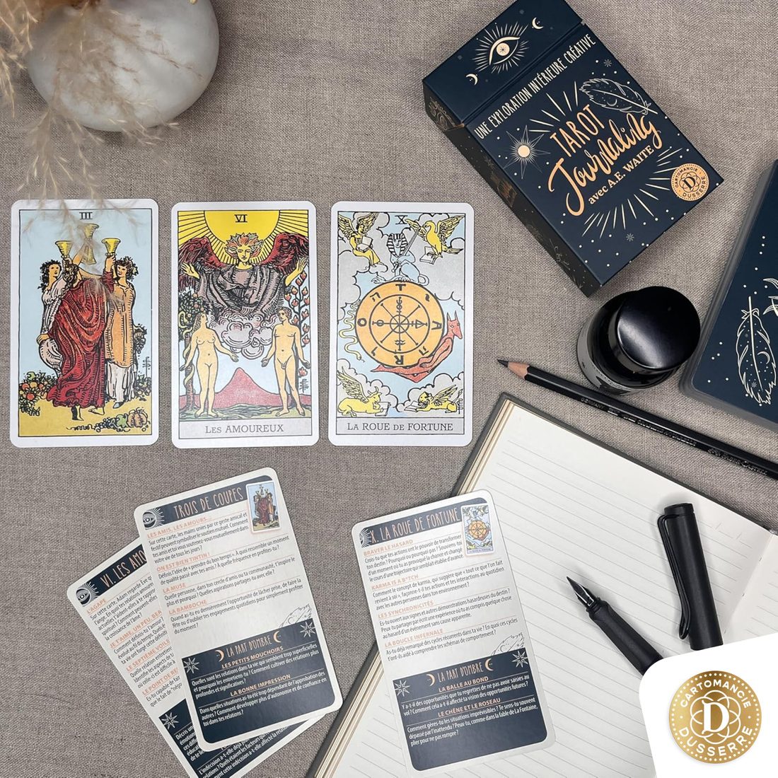 LE TAROT JOURNALING - 93 CARTES CARTAMUNDI