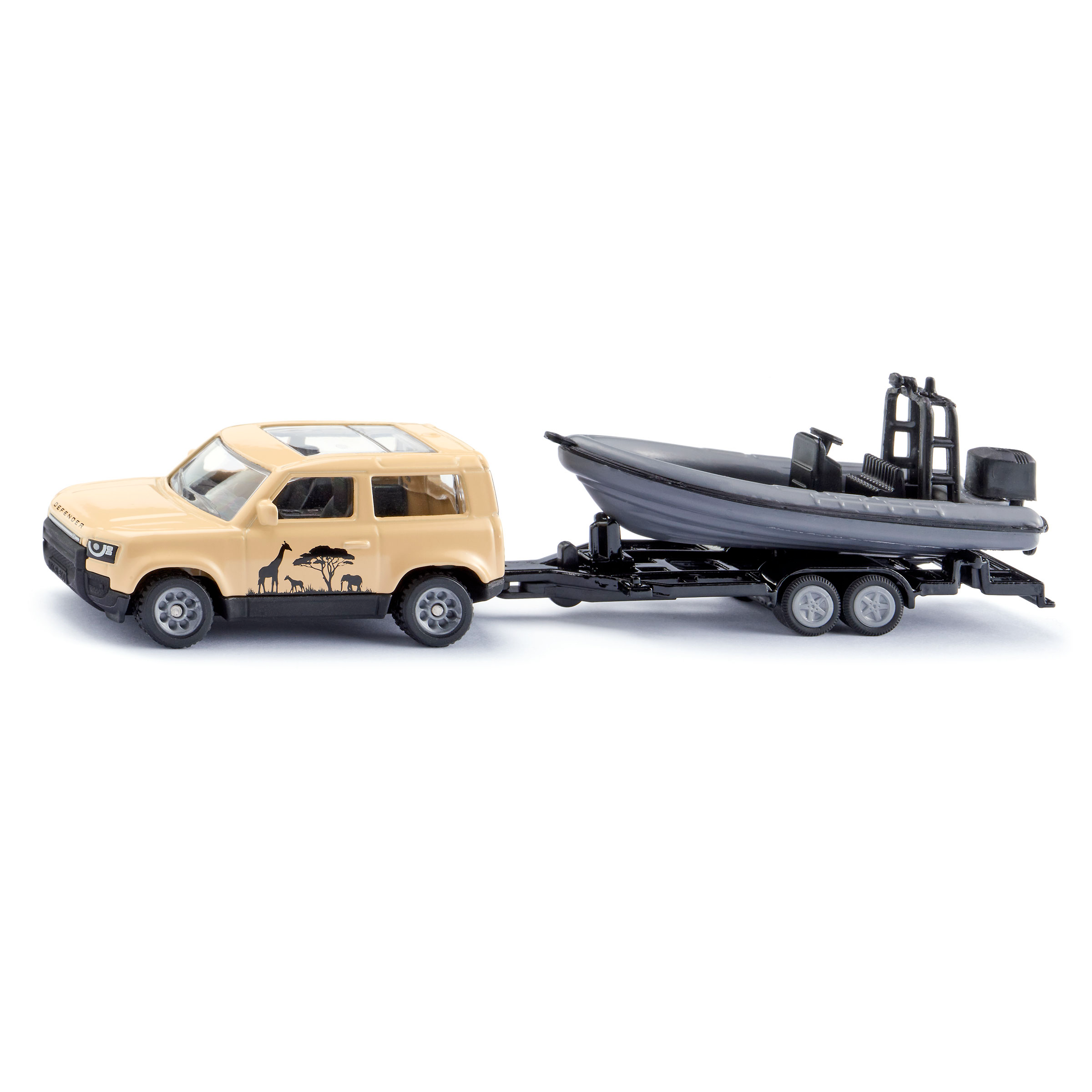 LAND ROVER DEFENDER "SAFARI" WITH BOAT (1:55)