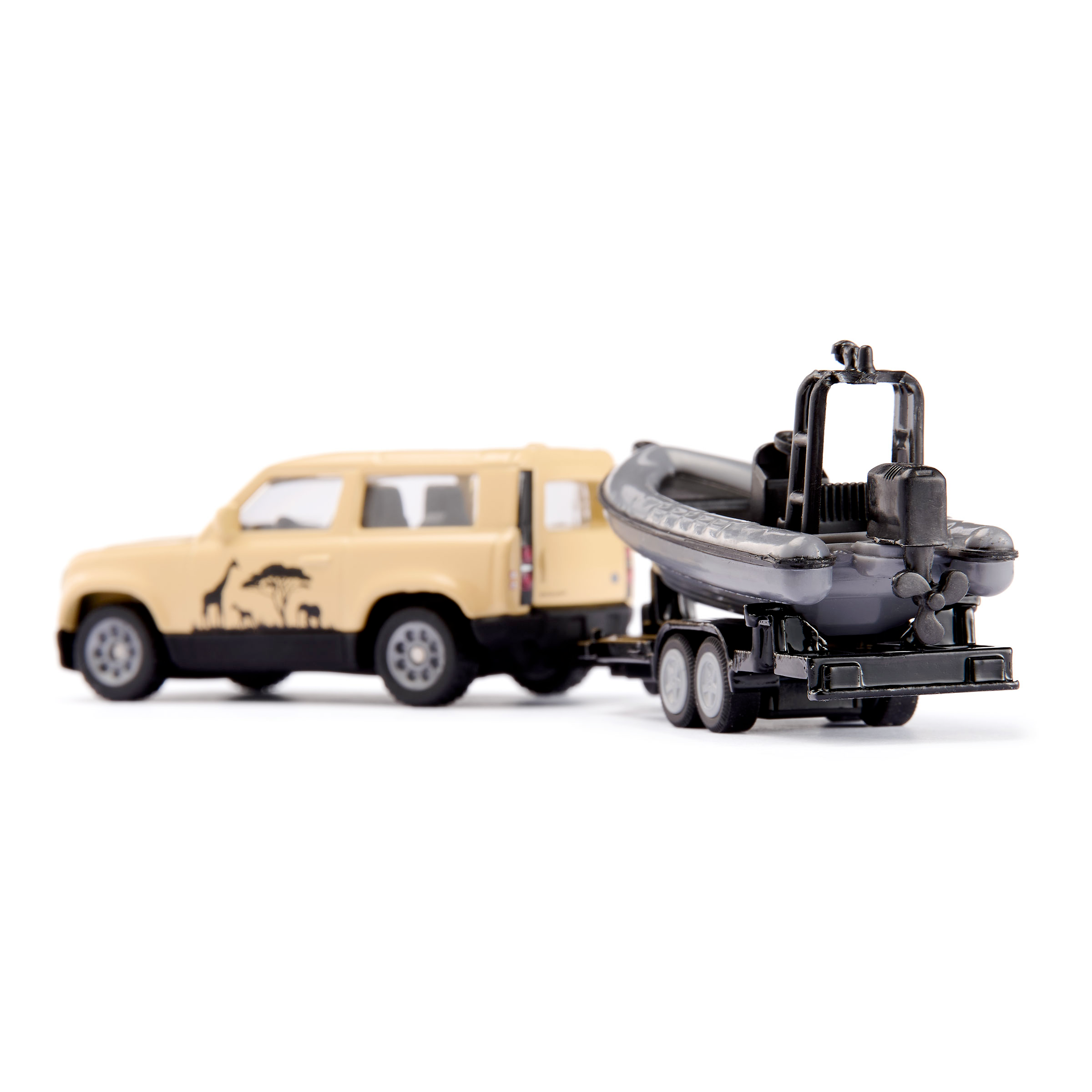 LAND ROVER DEFENDER "SAFARI" WITH BOAT (1:55)