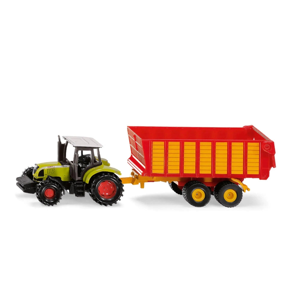 CLAAS AVEC REMORQUE D'ENSILAGE SIKU