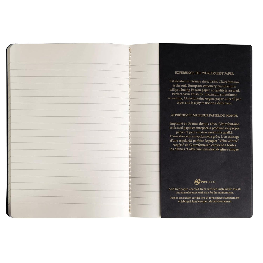 Cahier Flying Spirit ligné dos cousu 96 pages motifs assortis A5 (14.8x21cm)