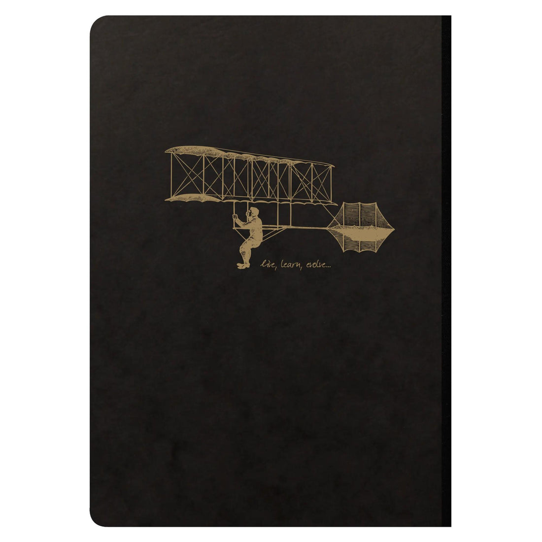 Cahier Flying Spirit ligné relié tissu 192 pages motifs assortis A5 (14.8x21cm)