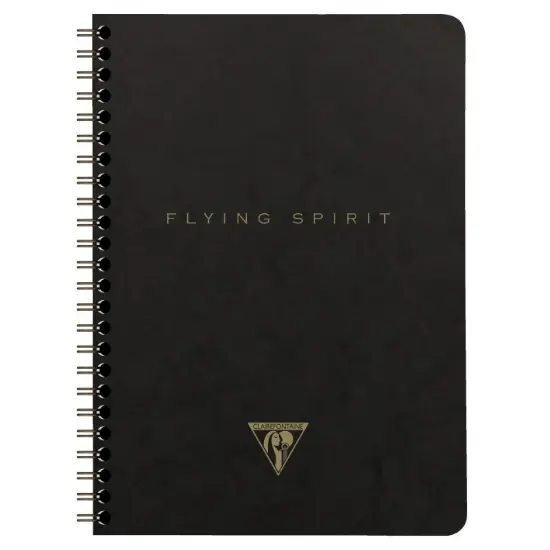 Flying spirit: carnet reliure intégrale -motifs assortis- A5. 120 pages (14.8x21cm) CLAIREFONTAINE