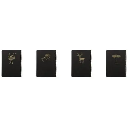 Flying spirit: carnet reliure intégrale -motifs assortis- A5. 120 pages (14.8x21cm) CLAIREFONTAINE