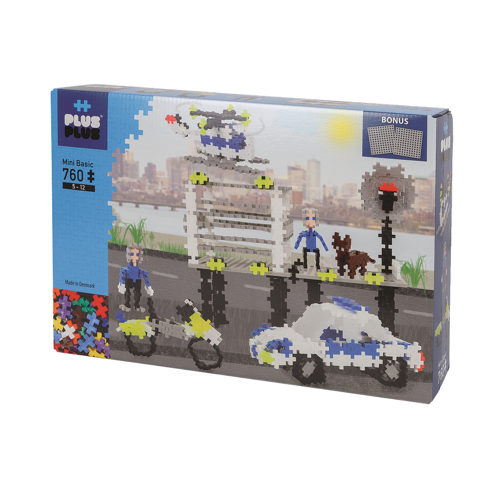 BASIC POLICE - 760pcs PLUS PLUS