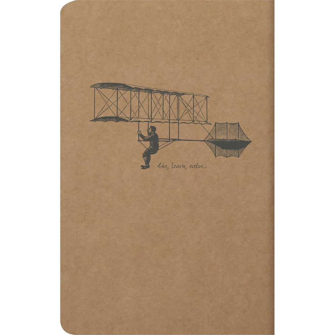 Cahier Flying Spirit ligné dos cousu 96 pages motifs assortis (11x17cm)