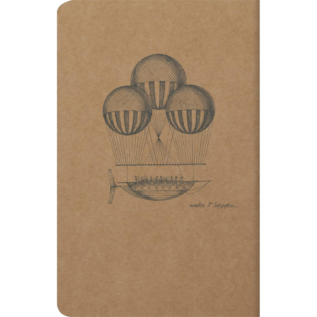 Cahier Flying Spirit ligné dos cousu 96 pages motifs assortis (11x17cm)