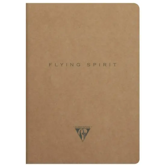 Flying spirit: cahier à dos cousu -motifs assortis- A5. 96 pages (14.8x21cm) CLAIREFONTAINE