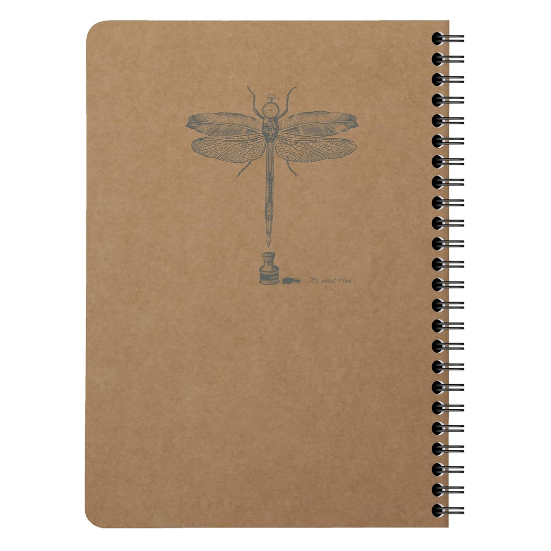 Cahier Flying Spirit ligné spirale 120 pages kraft A5 (14.8x21cm)