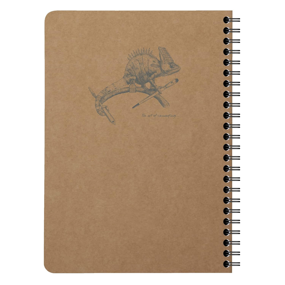 Cahier Flying Spirit ligné spirale 120 pages kraft A5 (14.8x21cm)