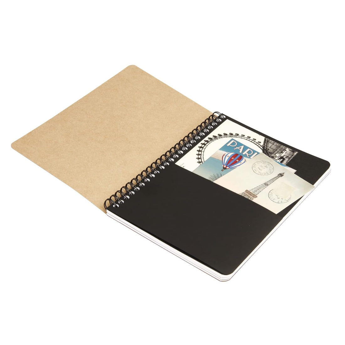 Cahier Flying Spirit ligné spirale 120 pages kraft A5 (14.8x21cm)