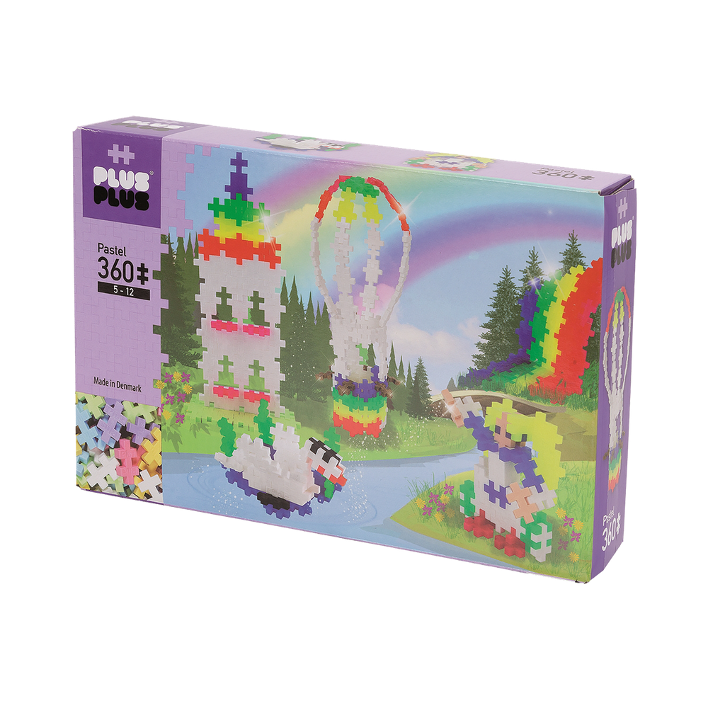 PASTEL - MONTGOLFIÈRE ARC-EN-CIEL - 360pcs PLUS PLUS