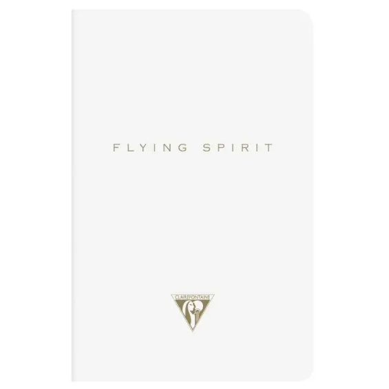 Flying spirit: cahier à piqûre textile ligné -motifs assortis- 96 pages (9x14cm) CLAIREFONTAINE
