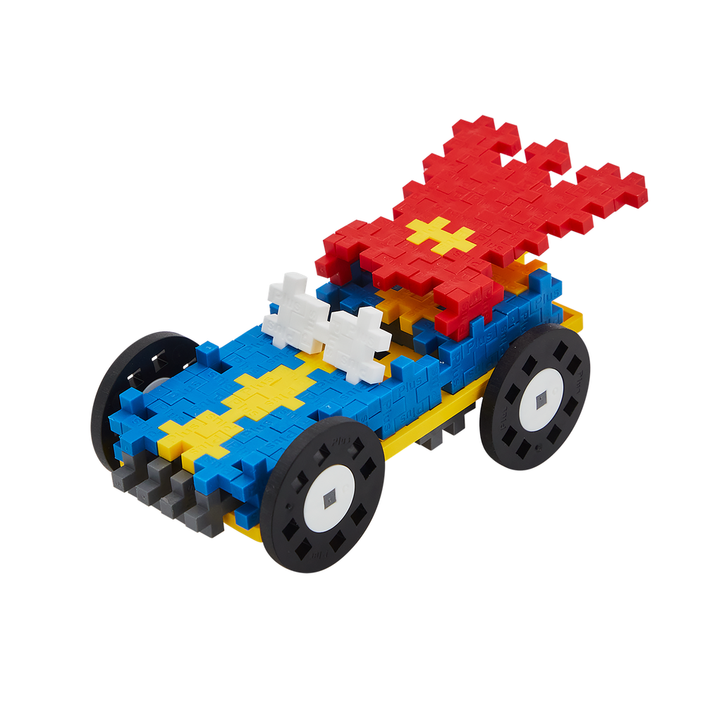 TUBE GO - VOITURES SUPER HÉROS - 200pcs PLUS PLUS