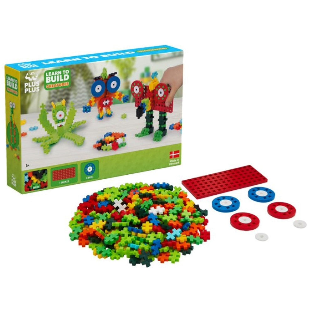 APPRENDRE À BÂTIR - CRÉATURES - 240pcs PLUS PLUS
