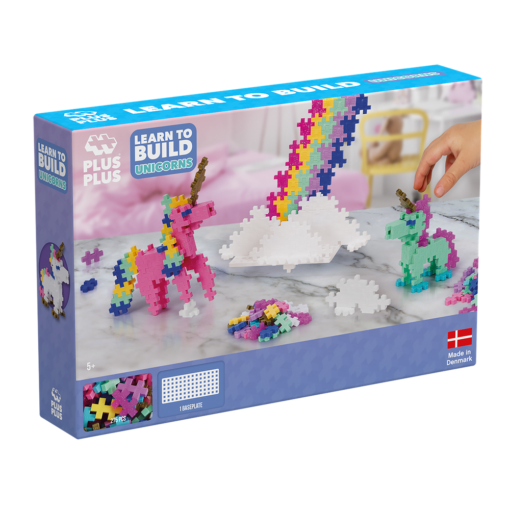 APPRENDRE À BÂTIR - UNICORNS - 275pcs PLUS PLUS