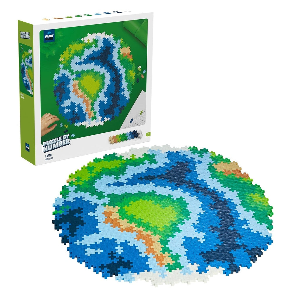 PUZZLE BY NUMBER - TERRE - 800pcs PLUS PLUS
