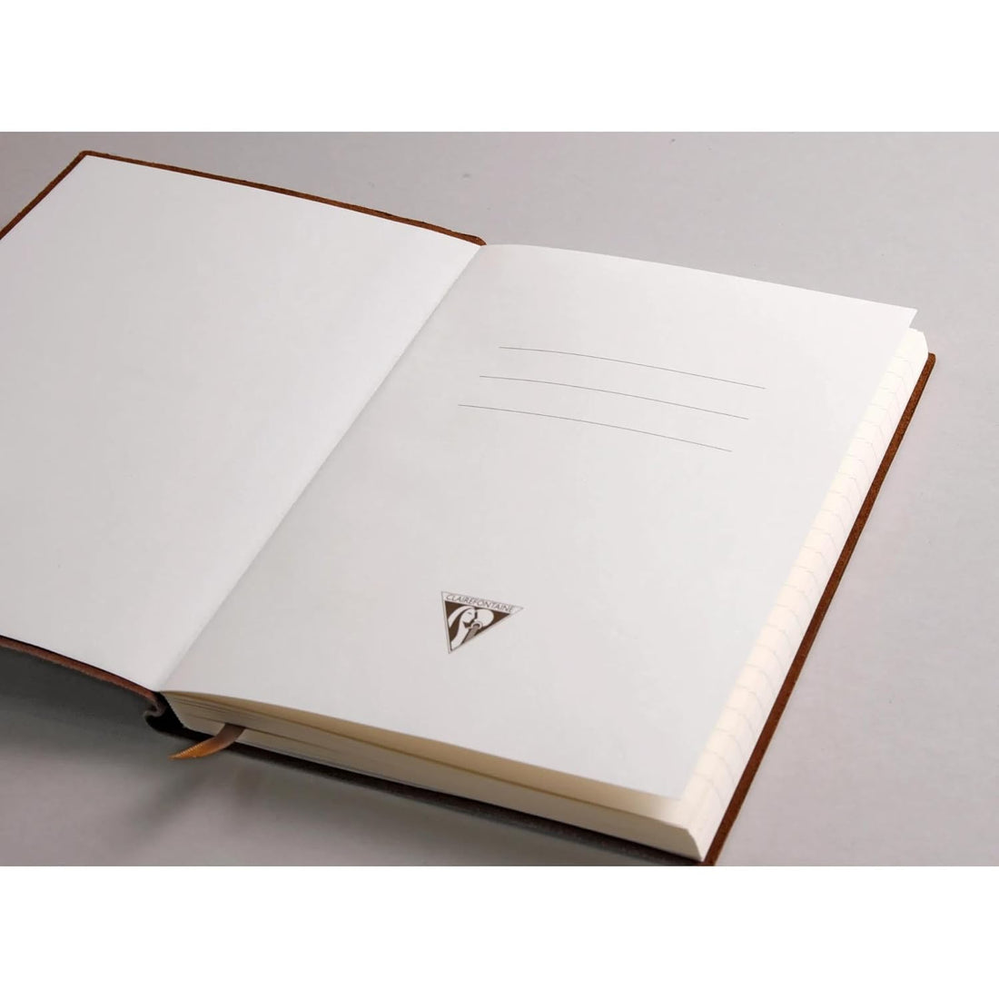 Notebook Flying Spirit Ruled Glossy Leather Cognac 180 pages A5 (5.8 x 8.3 in)