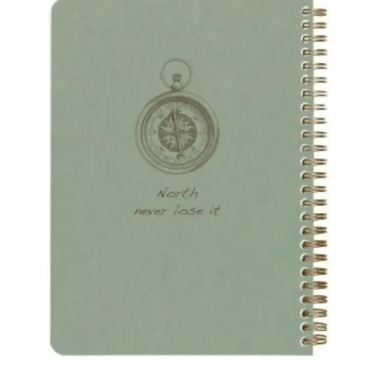 Flying spirit: cahier à reliures spirales ligné -motifs assortis - A5. 120 pages (14.8x21cm) CLAIREFONTAINE