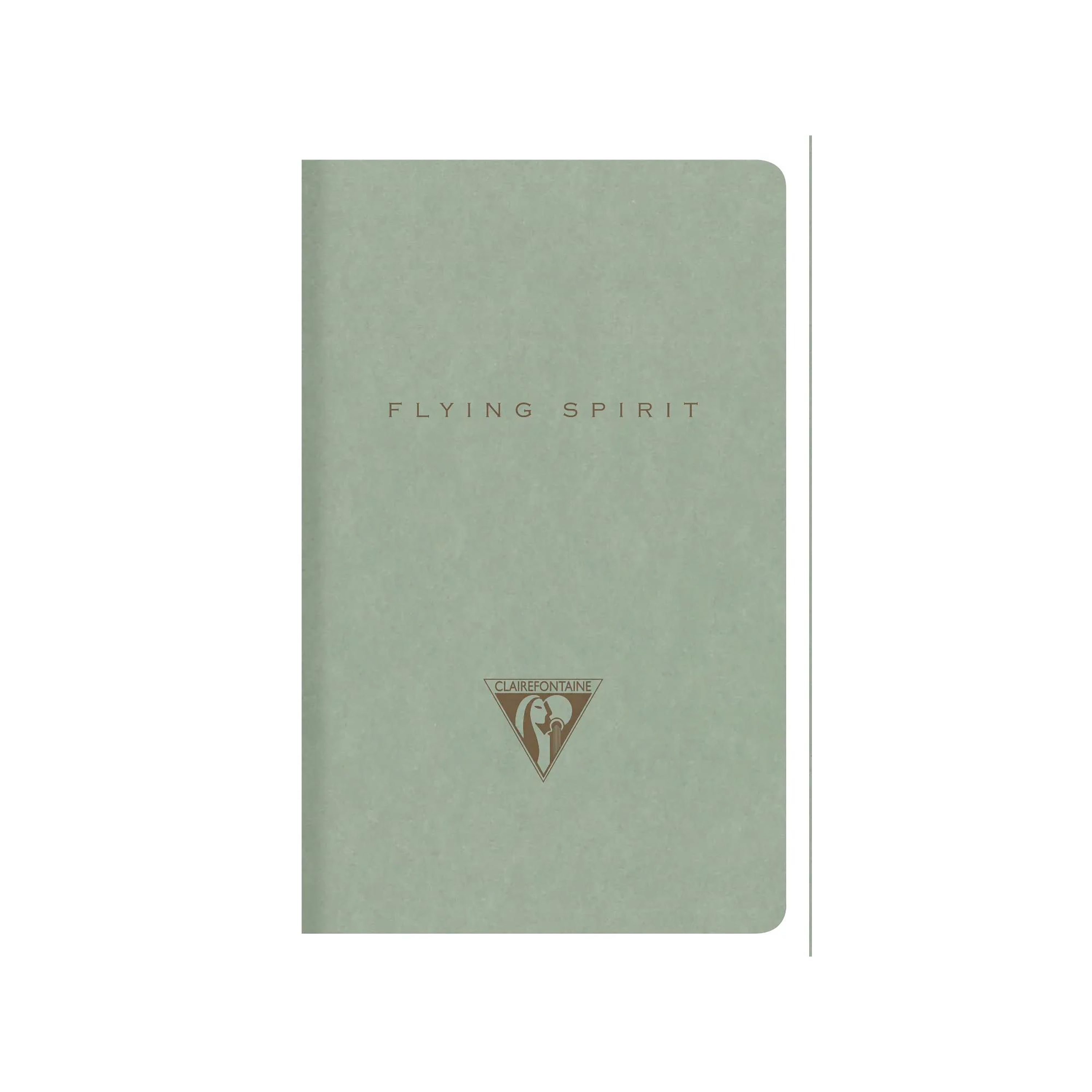 Notebook Flying Spirit: Green Lined, Sewn Spine Small 24 sheets -Assorted Designs- 90g Ivory Paper (