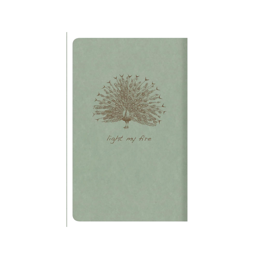 Notebook Flying Spirit: Green Lined, Sewn Spine Small 24 sheets -Assorted Designs- 90g Ivory Paper (
