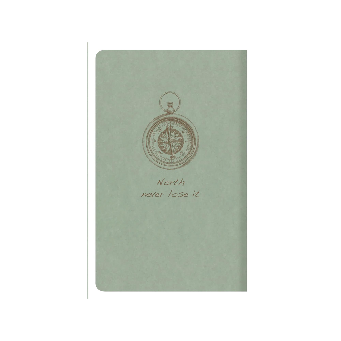 Notebook Flying Spirit: Green Lined, Sewn Spine Small 24 sheets -Assorted Designs- 90g Ivory Paper (
