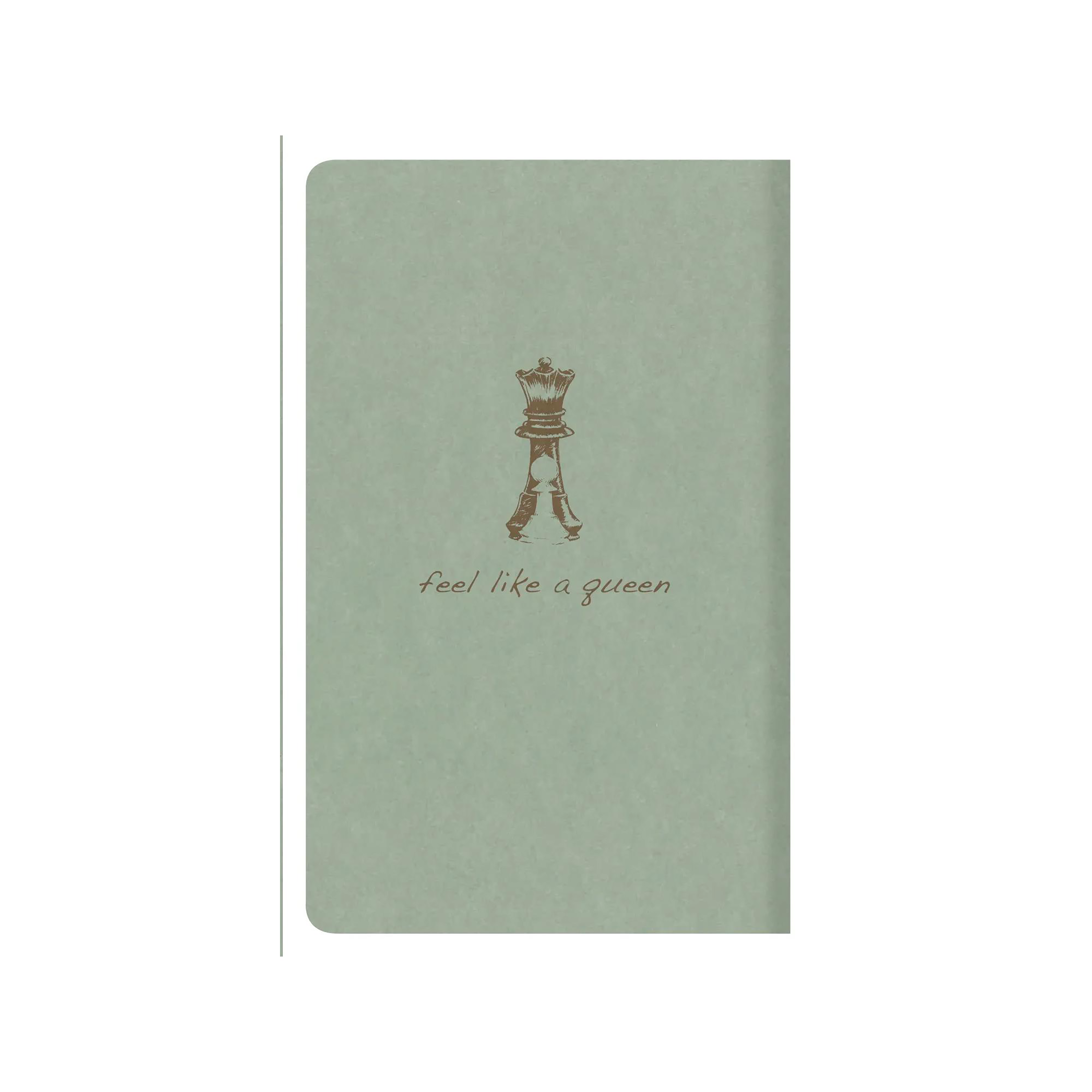 Notebook Flying Spirit: Green Lined, Sewn Spine Small 24 sheets -Assorted Designs- 90g Ivory Paper (