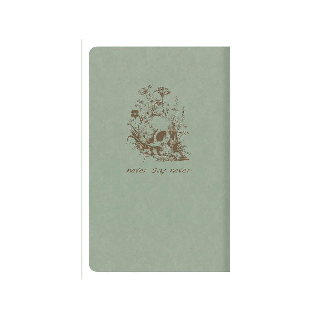 Notebook Flying Spirit: Green Lined, Sewn Spine Small 24 sheets -Assorted Designs- 90g Ivory Paper (