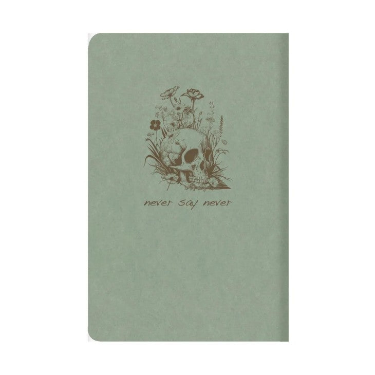 Cahier Flying Spirit ligné piqûre textile 96 pages motifs assortis (9x14cm)