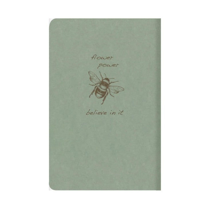 Cahier Flying Spirit ligné piqûre textile 96 pages motifs assortis (9x14cm)