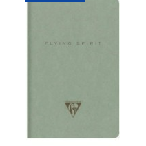 Flying spirit: cahier à piqûre textile ligné -motifs assortis - 96 pages (9x14cm) CLAIREFONTAINE