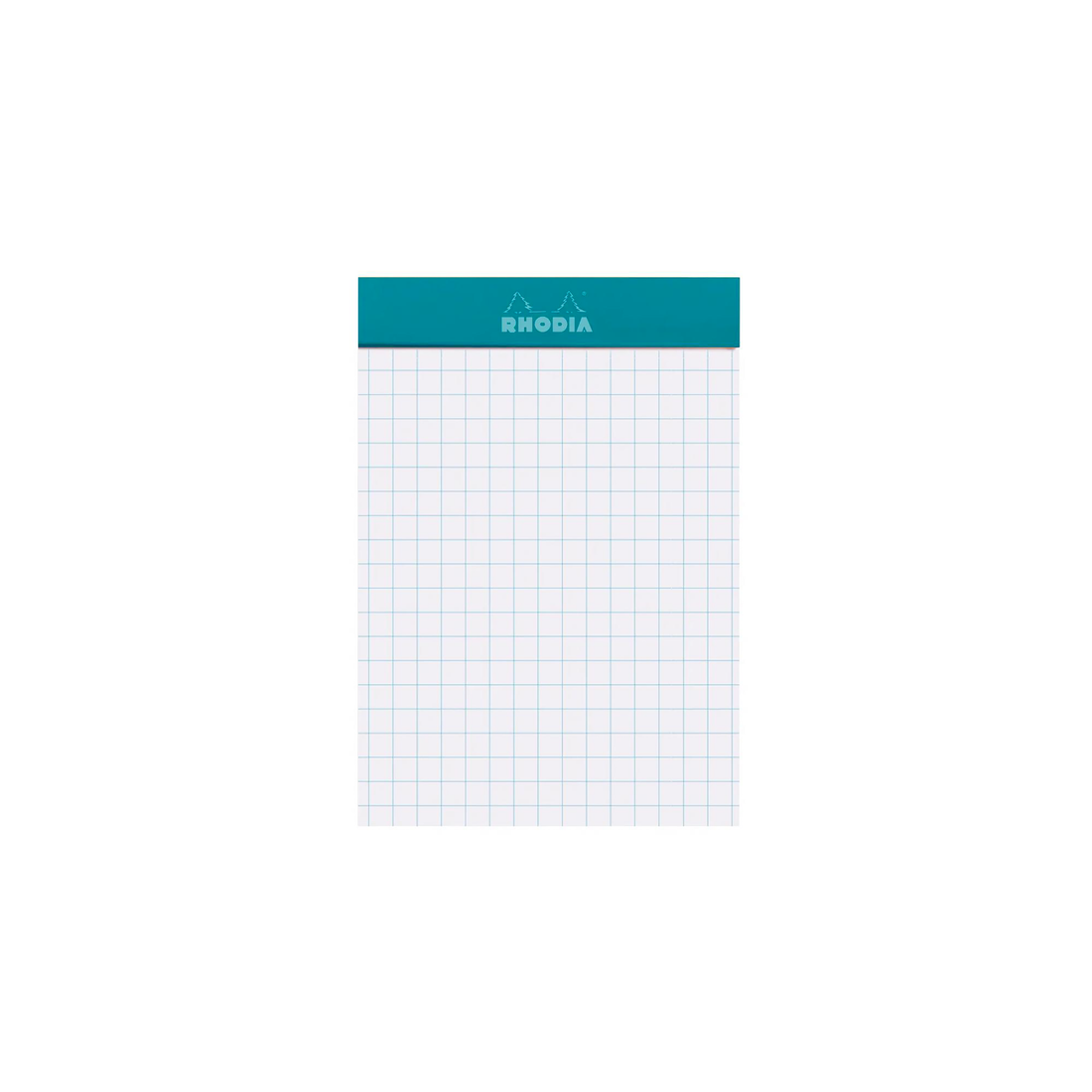 Bloc-notes Rhodia Couleurs quadrillé Paon agrafé 80 feuilles N°11