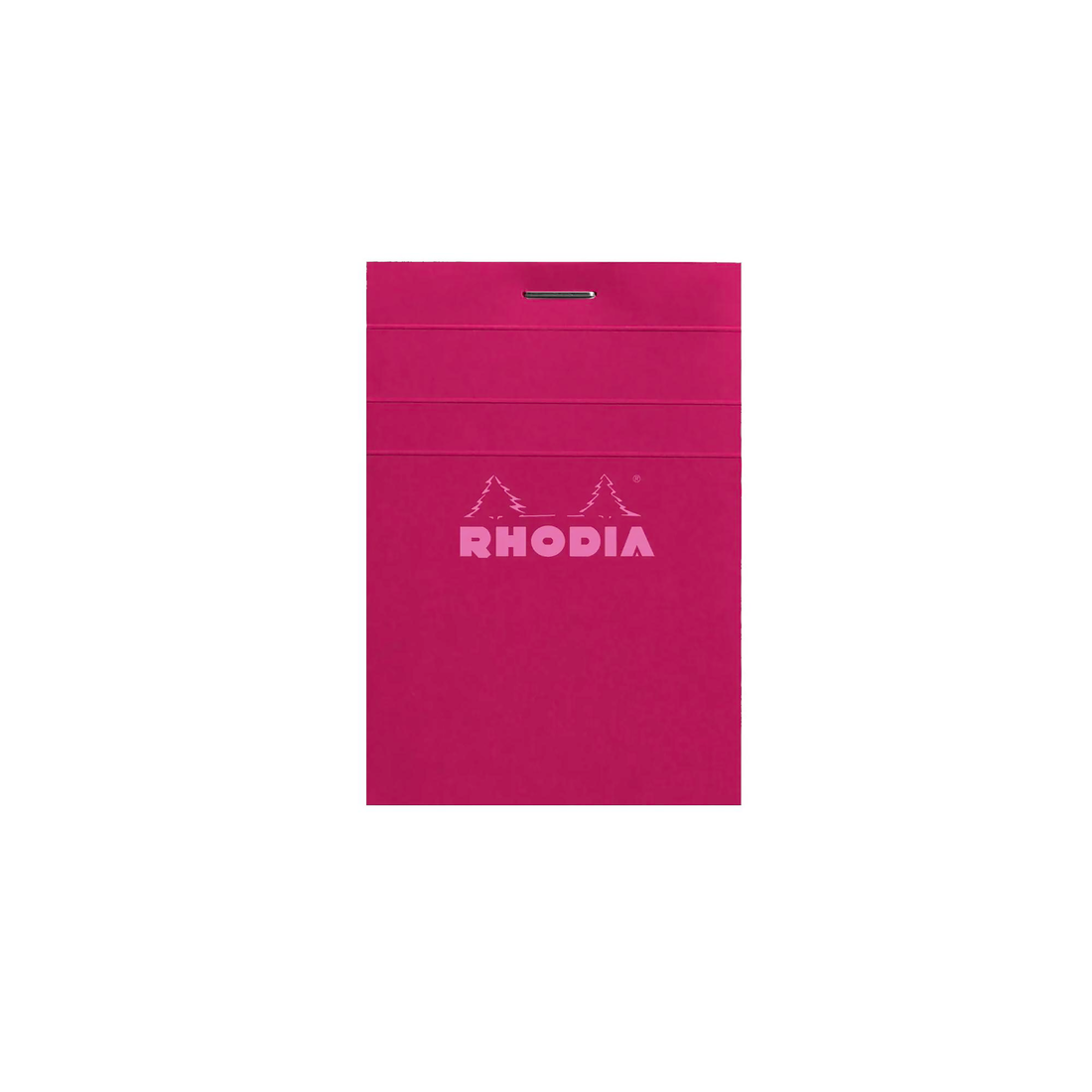 Bloc-notes Rhodia Couleurs quadrillé Prune agrafé 80 feuilles N°11