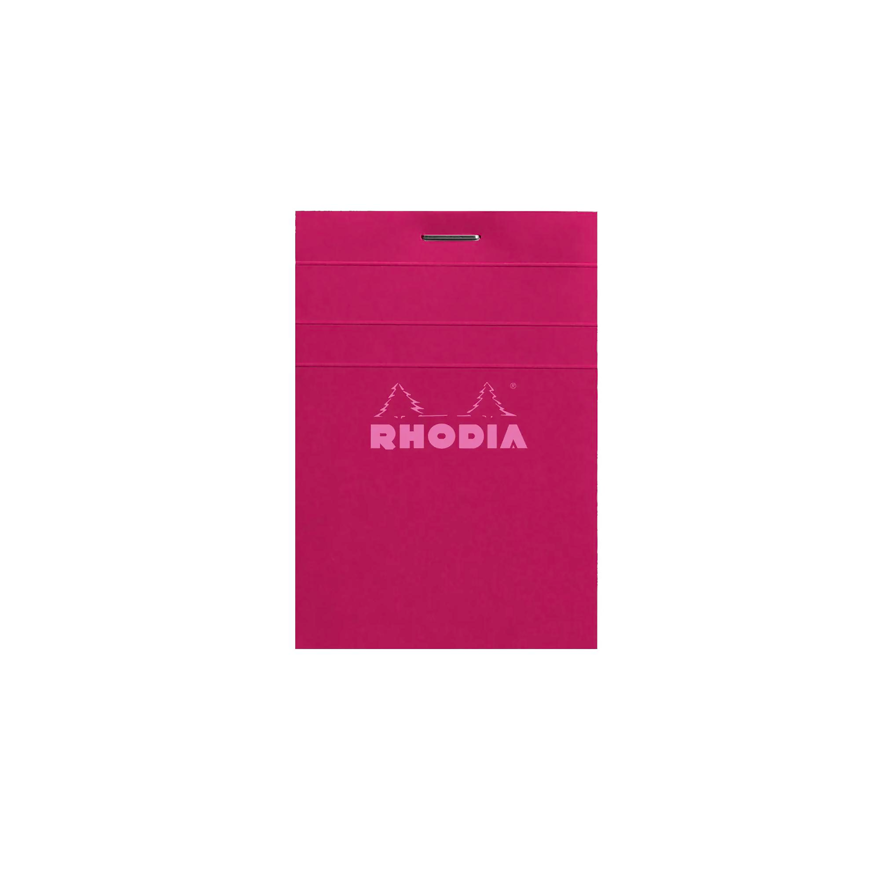 Note Pad Rhodia Couleurs grid prune stapled 80 sheets N°11
