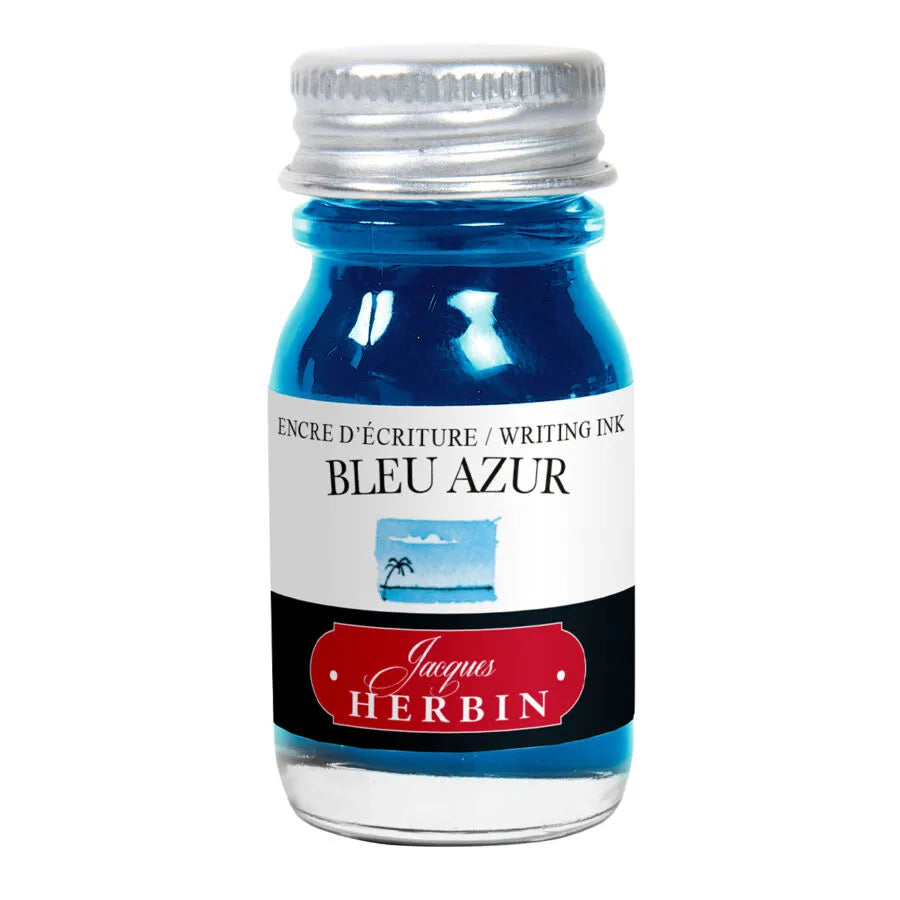 Encre Bleu Azur La Perle des Encres (10ml) J.HERBIN