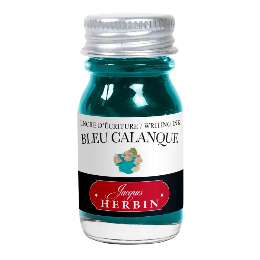 Encre de stylo-plume 10ml Bleu Calanque J.HERBIN