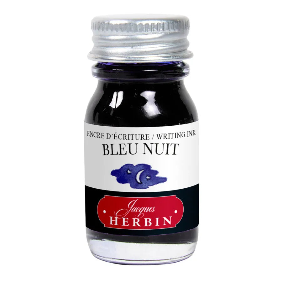 Encre Bleu Nuit La Perle des Encres (10ml) J.HERBIN