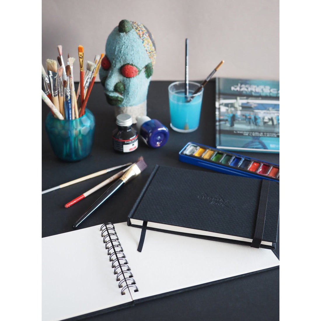 Livre d'aquarelle Touch, 100% coton 300G pressé à froid RHODIA