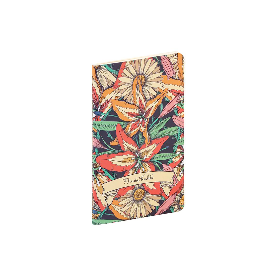 Carnet de notes Frida Kahlo vierge assortis cousu 48 pages 7,5 x 12 cm