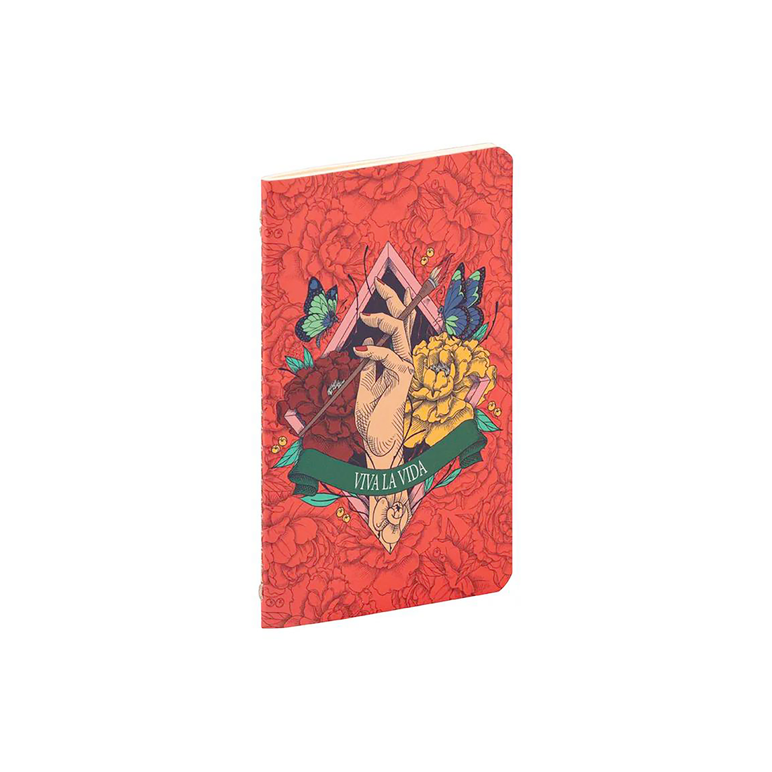 Carnet de notes Frida Kahlo vierge assortis cousu 48 pages 7,5 x 12 cm