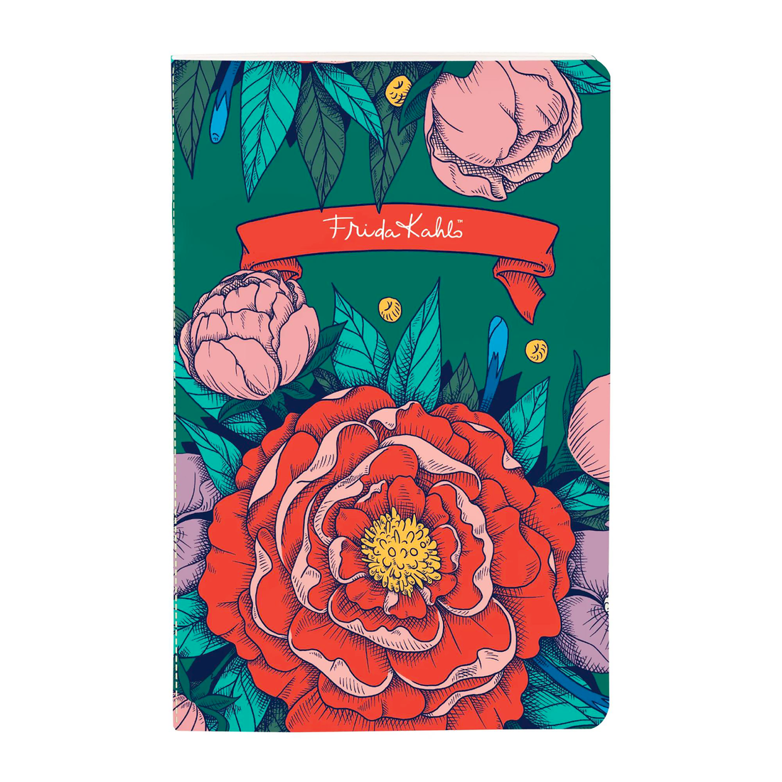 Carnet de notes Frida Kahlo ligné assortis cousu 96 pages 9 x 14 cm