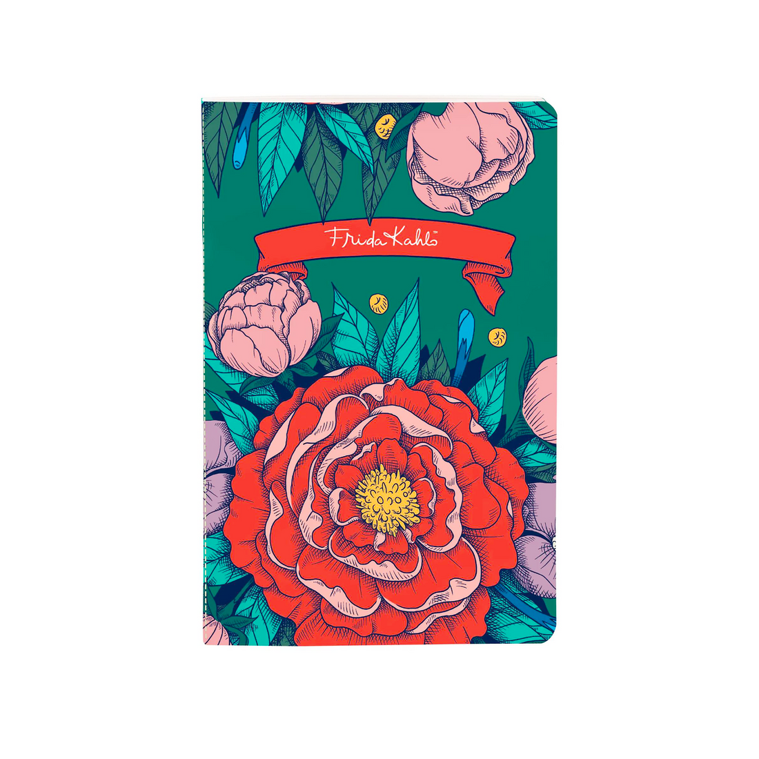 Carnet de notes Frida Kahlo ligné assortis cousu 96 pages (9 x 14 cm) - CLAIREFONTAINE