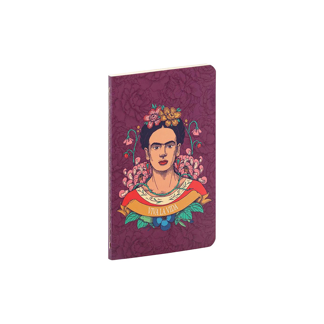 Carnet de notes Frida Kahlo ligné assortis cousu 96 pages 9 x 14 cm