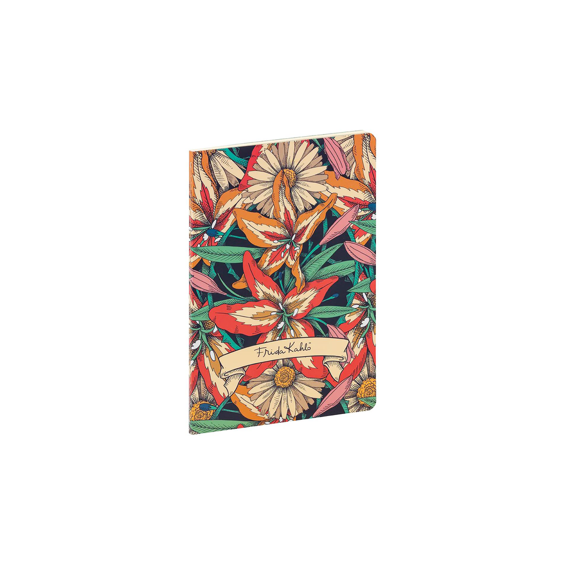 Carnet de notes Frida Kahlo ligné assortis cousu 64 pages A5 14,8 x 21 cm