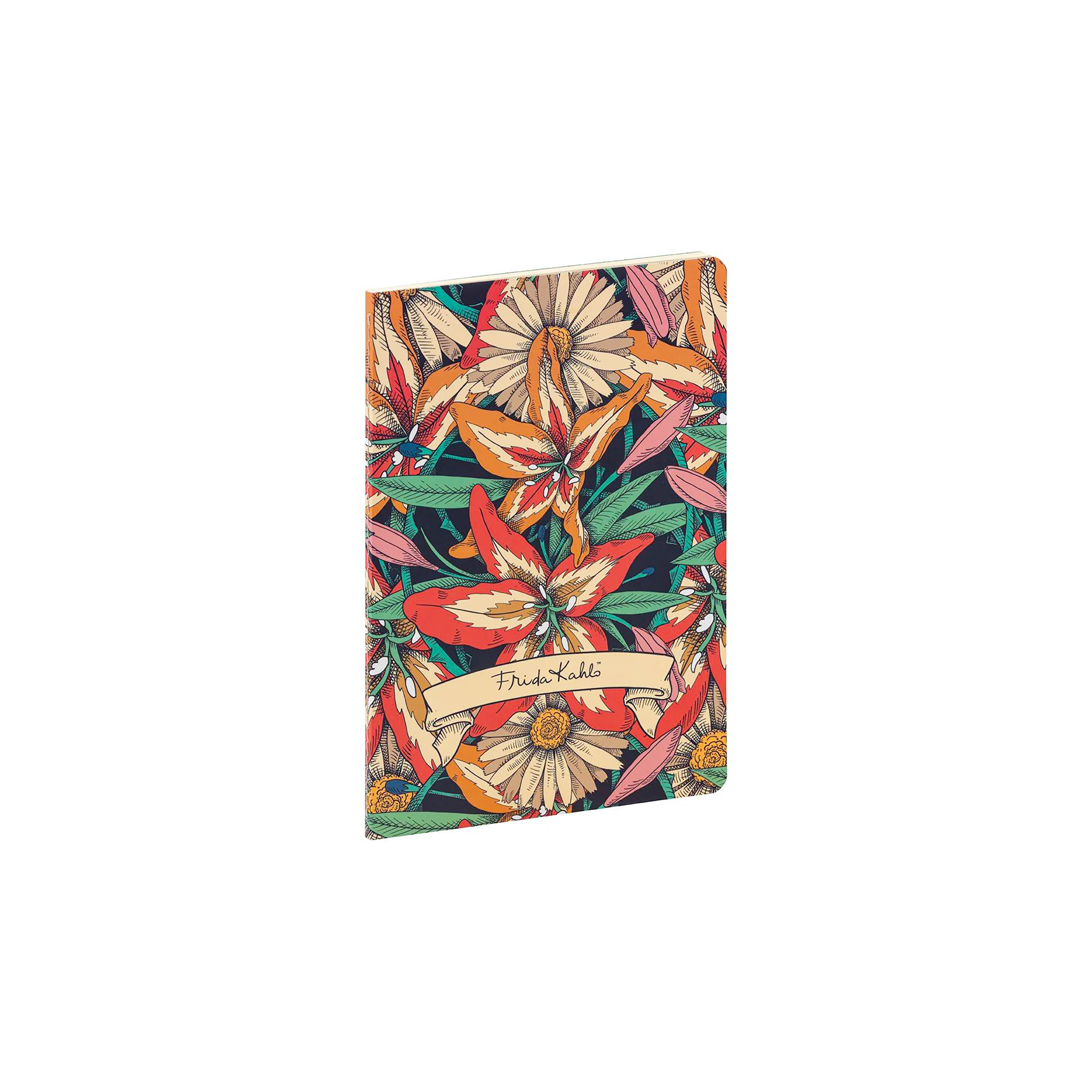 Carnet de notes Frida Kahlo ligné assortis cousu 64 pages A5 14,8 x 21 cm