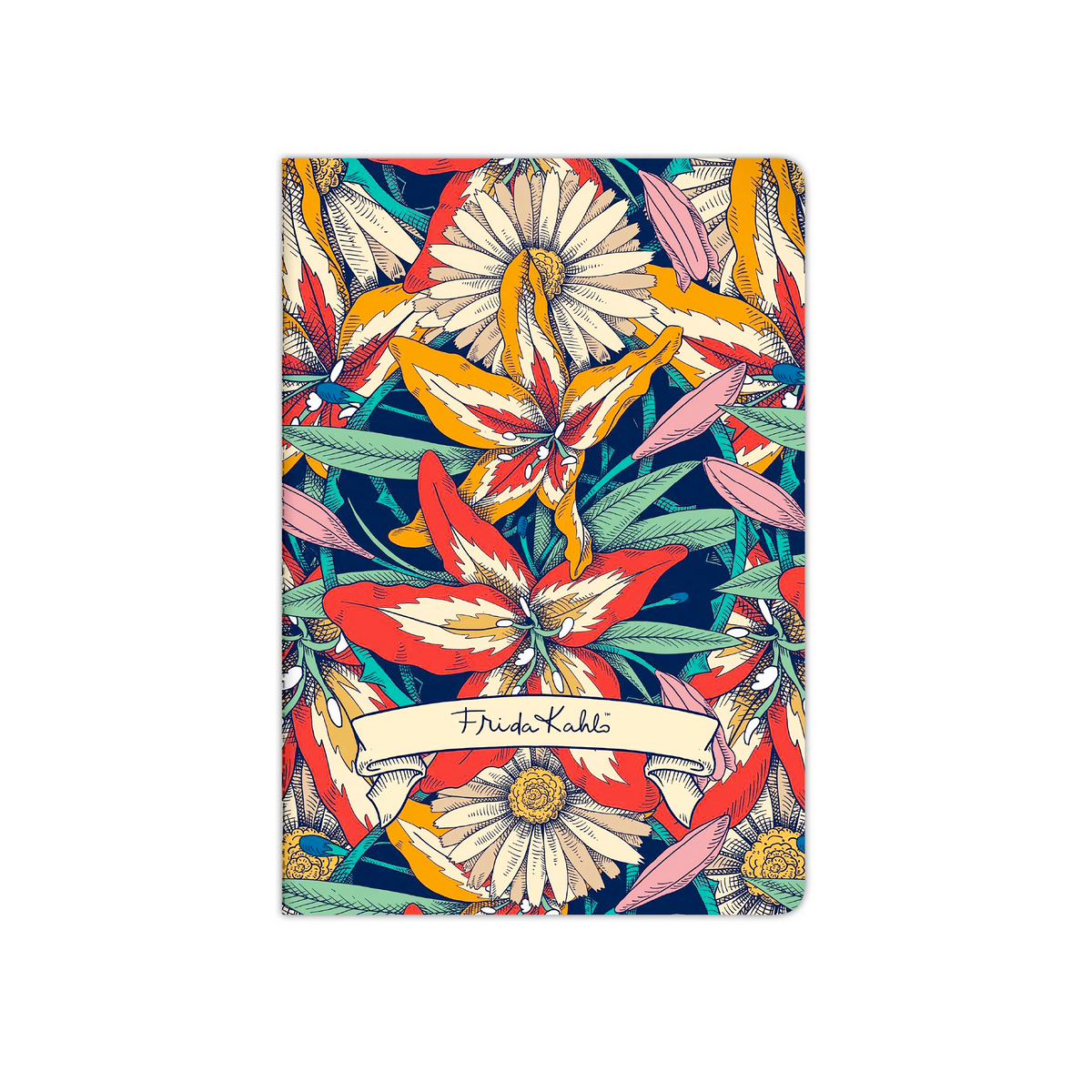 Carnet de notes Frida Kahlo ligné + assortis cousu 96 pages A4 (21 x 29,7 cm) - CLAIREFONTAINE