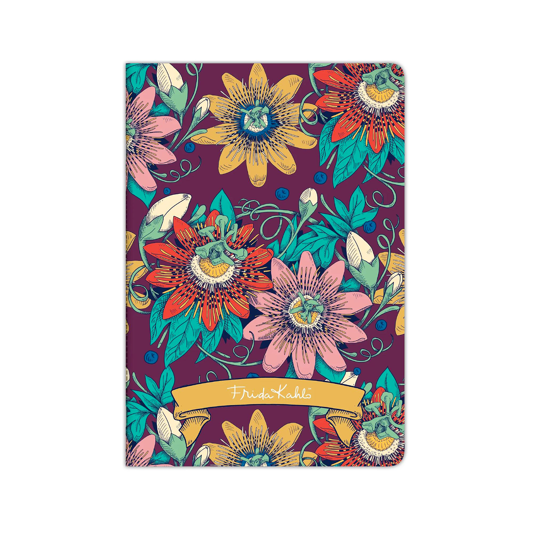 Carnet de notes Frida Kahlo ligné + assortis cousu 96 pages A4 21 x 29,7 cm