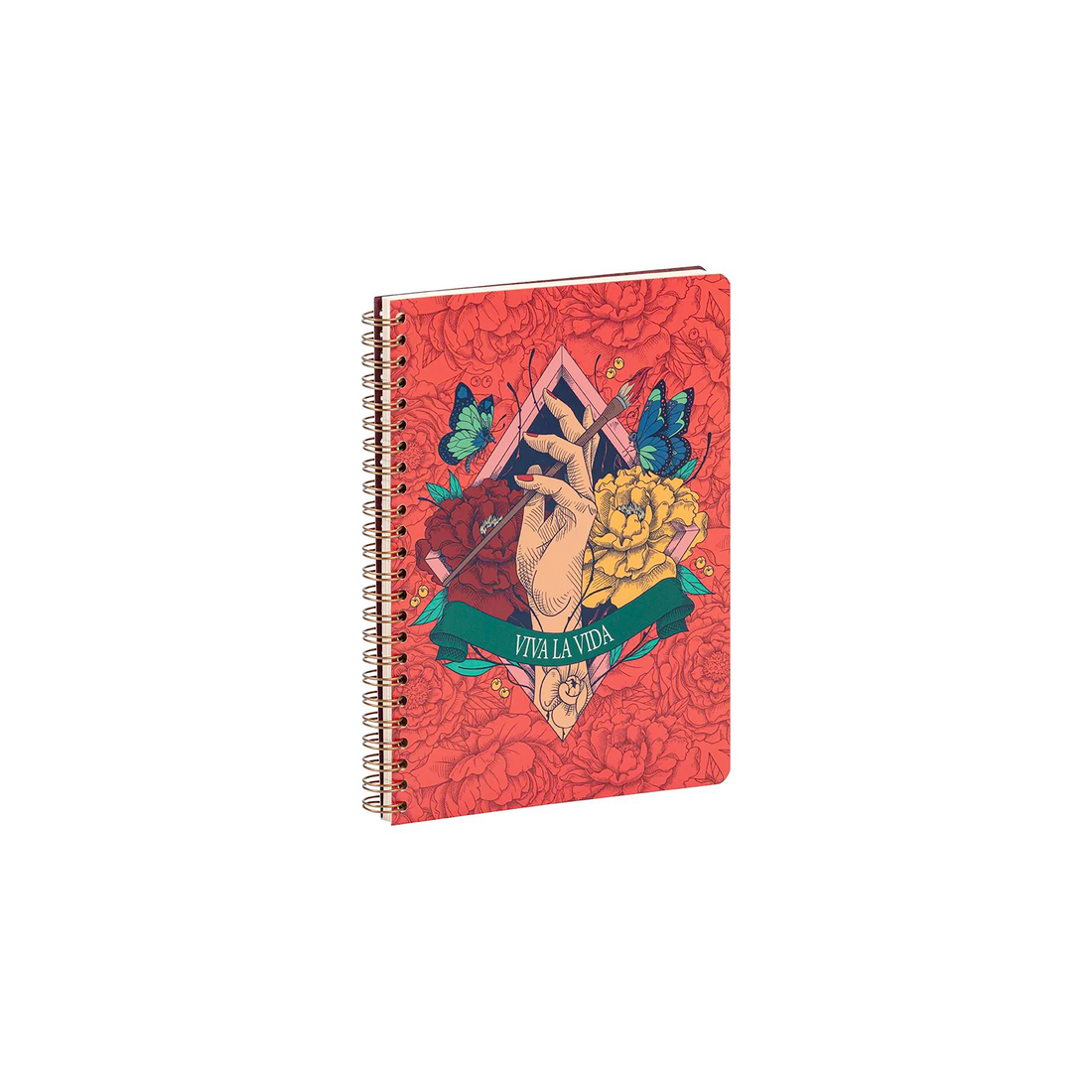 Carnet de notes Frida Kahlo ligné assortis reliure intégrale 148 pages A5 14,8 x 21 cm