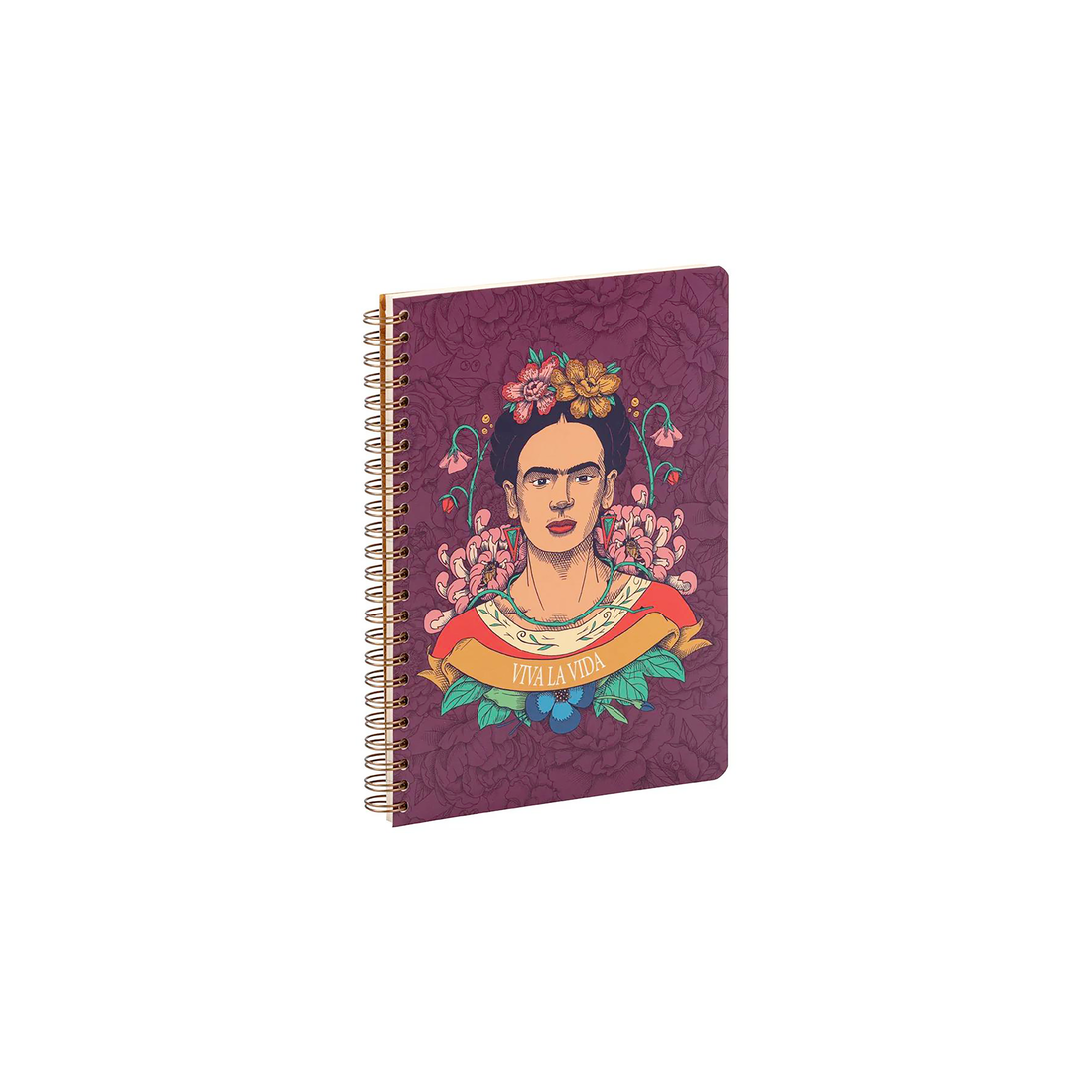 Carnet de notes Frida Kahlo ligné assortis reliure intégrale 148 pages A5 14,8 x 21 cm