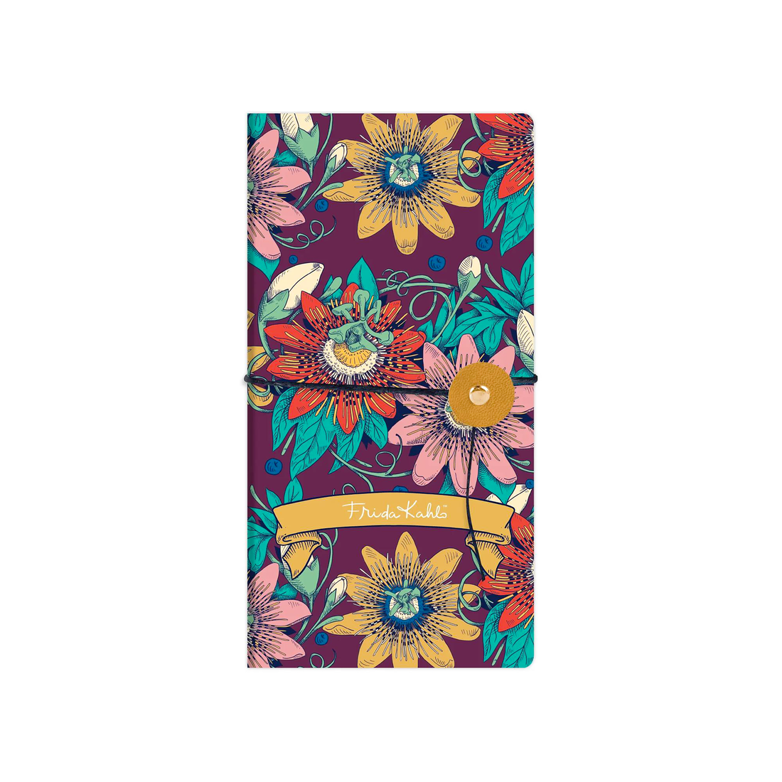 Carnet de notes Frida Kahlo vierge assortis slim 80 pages 9 x 18 cm